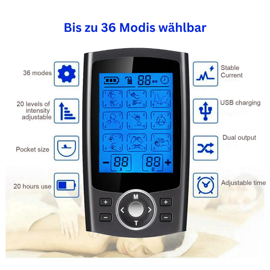TENS Muskelmassagegerät 36 Modi