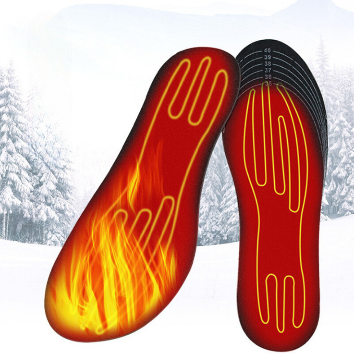 HeatSole USB-Wärme-Einlegesohlen