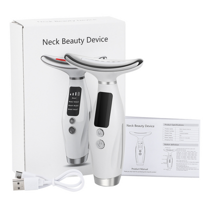 SkinSculpt – Gesicht- und Nackenmassagegerät mit LED-Lichttherapie